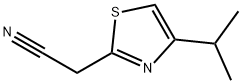 2-Thiazoleacetonitrile,4-(1-methylethyl)-(9CI) Struktur