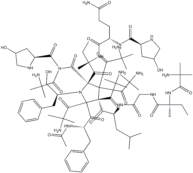 ANTIAMOEBIN I FROM EMERICELLOPSIS SP. Struktur