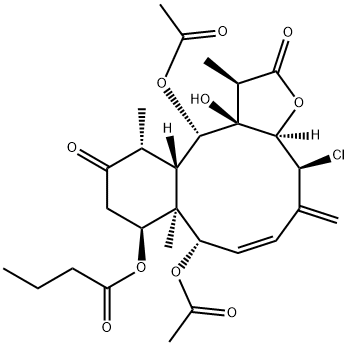 (-)-Ptilosarcone Struktur