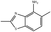 4-Benzothiazolamine,2,5-dimethyl-(9CI) Struktur