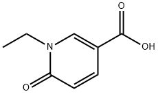 3-Pyridinecarboxylicacid,1-ethyl-1,6-dihydro-6-oxo-(9CI) Struktur