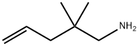 2,2-Dimethylpent-4-enylamine Struktur