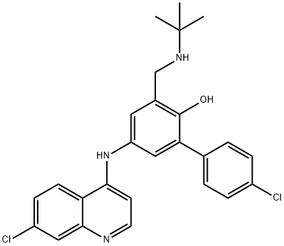 Teboquine Struktur