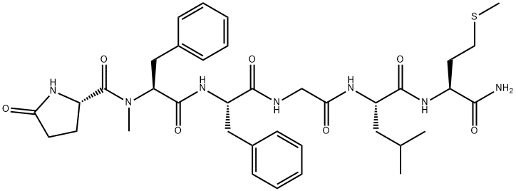 substance P (6-11), pGlu(6)-N-MePhe(7)- Struktur