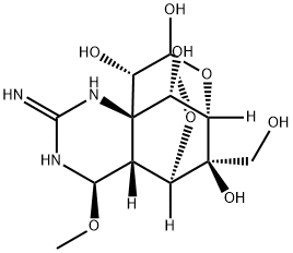 (8S)-4-O-Methyltetrodotoxin Struktur