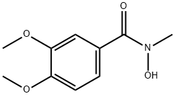 N-hydroxy-3,4-dimethoxy-N-methylbenzamide Struktur