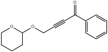 2-Butyn-1-one, 1-phenyl-4-[(tetrahydro-2H-pyran-2-yl)oxy]- Struktur