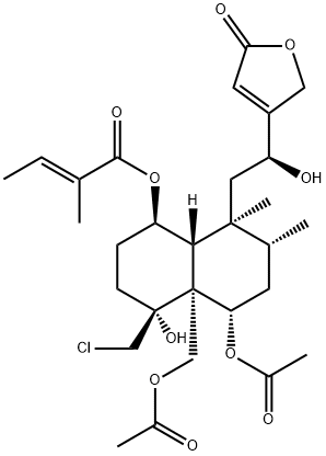 Ajugamarin chlorohydrin Struktur