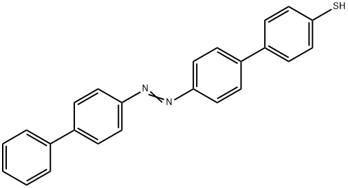 [1,1'-Biphenyl]-4-thiol, 4'-(2-[1,1'-biphenyl]-4-yldiazenyl)- Struktur