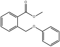 Benzoic acid, 2-(phenoxymethyl)-, methyl ester Struktur