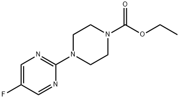 1-Piperazinecarboxylic acid, 4-(5-fluoro-2-pyrimidinyl)-, ethyl ester