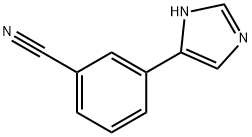 Benzonitrile, 3-(1H-imidazol-5-yl)- Struktur