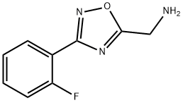 {[3-(2-FLUOROPHENYL)-1,2,4-OXADIAZOL-5-YL]METHYL}AMINE HYDROCHLORIDE 化學(xué)構(gòu)造式