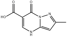 2-methyl-7-oxo-4,7-dihydropyrazolo[1,5-a]pyrimidine-6-carboxylic acid(SALTDATA: FREE) Struktur