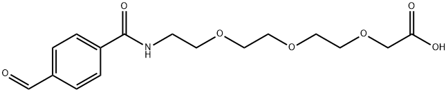 Ald-Ph-amido-PEG3-C-COOH Struktur