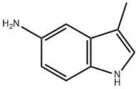 1H-Indol-5-amine,3-methyl-(9CI) Struktur