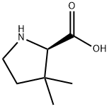 D-Proline, 3,3-dimethyl- Struktur