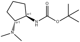 N-Boc-[(1R,2R)-2-(diMethylaMino) cyclopentanaMine Structure