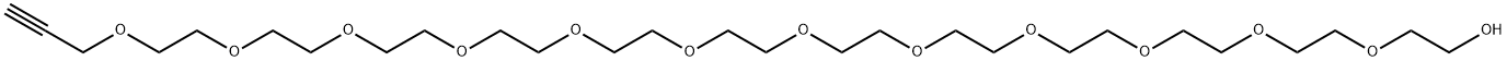 Propargyl-PEG13-alcohol Struktur