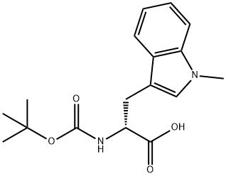 Boc-D-Trp(Me)-OH Struktur