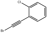 Benzene, 1-(2-bromoethynyl)-2-chloro- Struktur