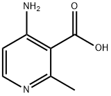 4-Amino-2-methyl-nicotinic acid Struktur