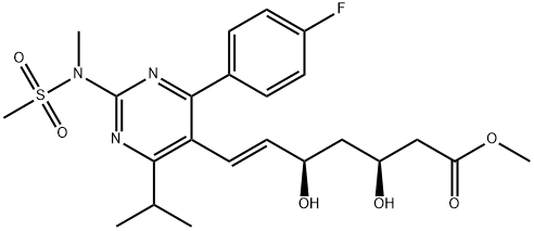 (3S,5R)-Rosuvastatin Methyl Ester 結(jié)構(gòu)式