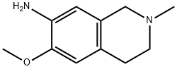 6-Methoxy-2-methyl-3,4-dihydro-1H-isoquinolin-7-amine Struktur