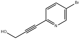 3-(5-Bromo-2-pyridinyl)-2-propyn-1-ol Struktur