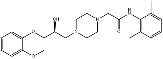 (S)-Ranolazine Struktur