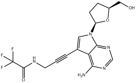 7-TFA-AP-7-DEAZA-雙脫氧腺苷 結(jié)構(gòu)式