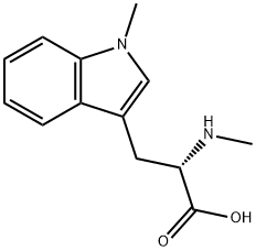 N,1-Dimethyl-L-tryptophan Struktur