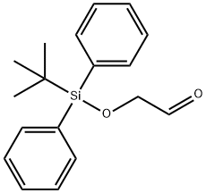 Acetaldehyde, 2-[[(1,1-dimethylethyl)diphenylsilyl]oxy]- Struktur