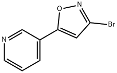 3-(3-Bromo-1,2-oxazol-5-yl)pyridine Struktur