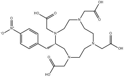 p-NO2-Bn-DOTA(B-199) Struktur