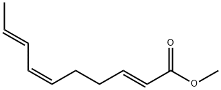 2,6,8-Decatrienoic acid, methyl ester, (2E,6Z,8E)- Struktur