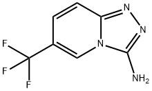 6-(trifluoromethyl)-[1,2,4]triazolo[4,3-a]pyridin-3-amine Struktur