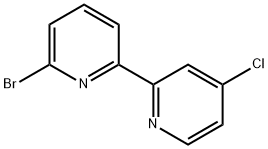 2,2'-Bipyridine, 6'-bromo-4-chloro- Struktur