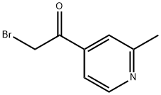 Ethanone, 2-bromo-1-(2-methyl-4-pyridinyl)- Struktur