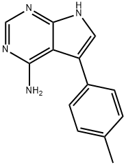 5-p-Tolyl-7H-pyrrolo[2,3-d]pyrimidin-4-amine Struktur