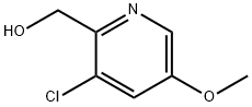 2-Pyridinemethanol, 3-chloro-5-methoxy- Struktur