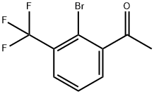 1-(2-溴-3-(三氟甲基)苯基)乙-1-酮, 1232403-45-0, 結(jié)構(gòu)式