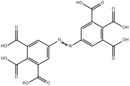 1,2,3-tricarboxyazophenyl)benzene Struktur