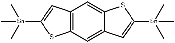 2,6-Bis(trimethylstannyl)benzo[1,2-b:4,5-b']dithiophene Struktur