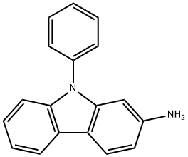 9-phenyl-9H-Carbazol-2-amine Struktur