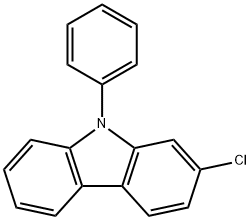 9H-Carbazole, 2-chloro-9-phenyl- Struktur