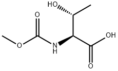 N-(Methoxycarbonyl)-L-threonine Struktur