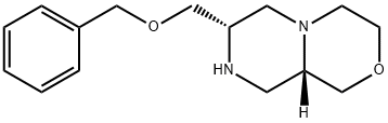 Pyrazino[2,1-c][1,4]oxazine, octahydro-7-[(phenylmethoxy)methyl]-, (7S,9aS)- Struktur