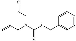 Carbamic acid, N,N-bis(2-oxoethyl)-, phenylmethyl ester Struktur