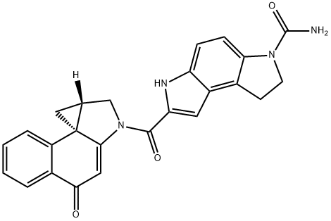 (+)-CBI-CDPI1 Struktur